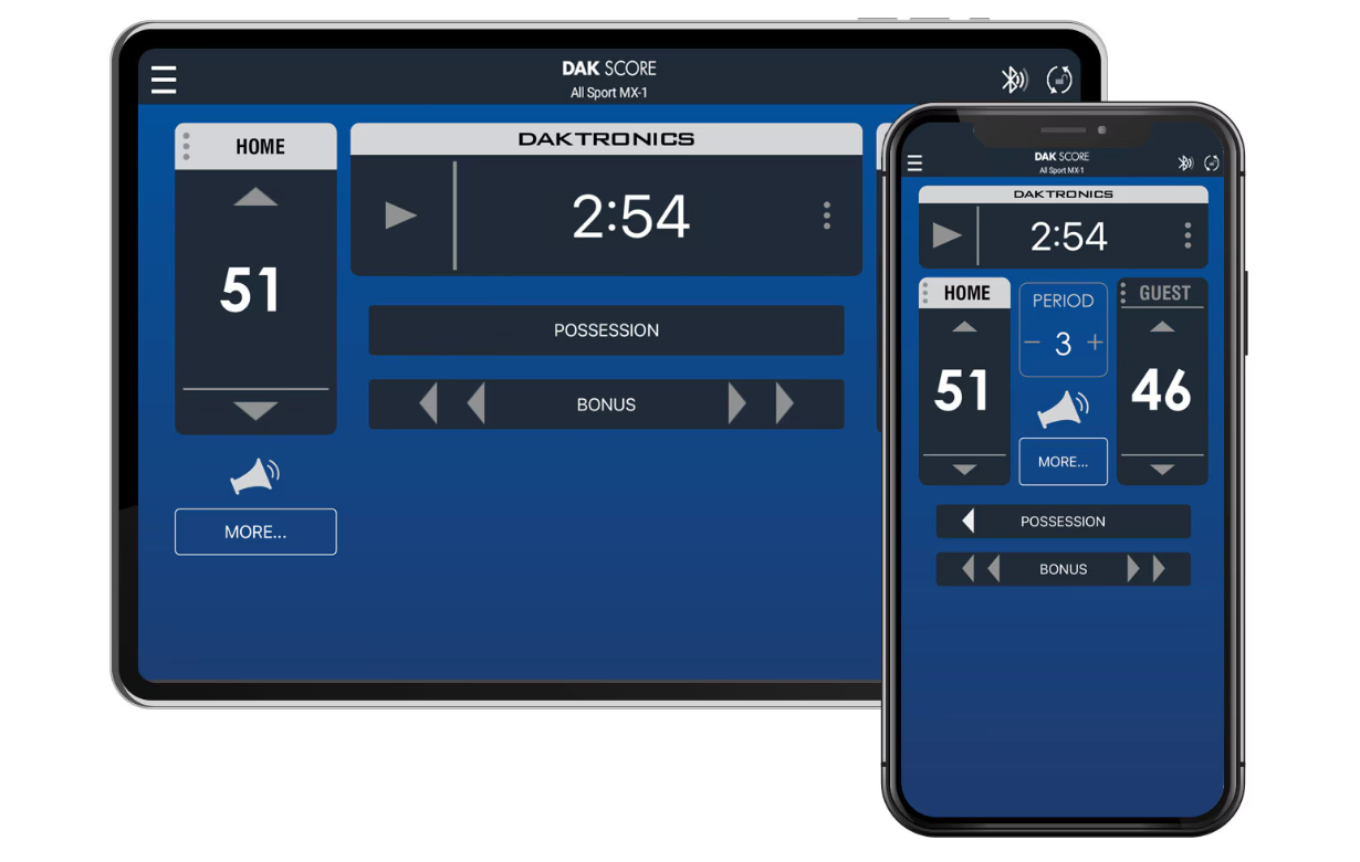 Daktronics Multisport Board Controls 3