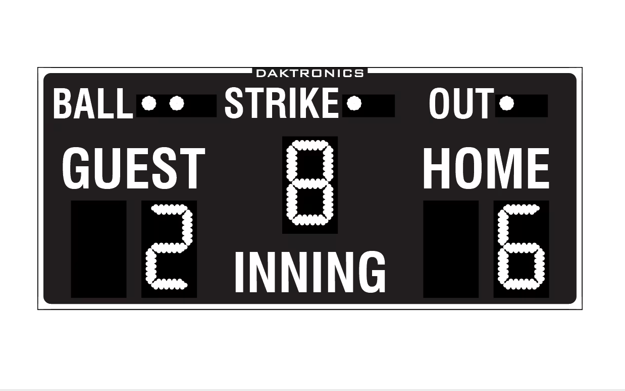Baseball / Softball Scoreboard BA-2518