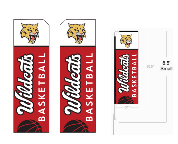 Rectangle Flag ( Double-Sided )
