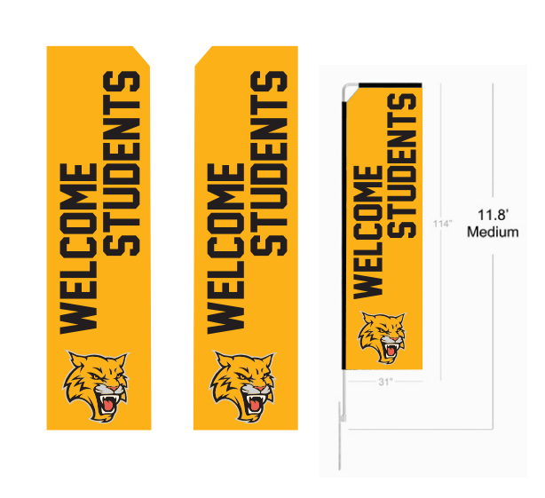 Rectangle Flag ( Double-Sided )