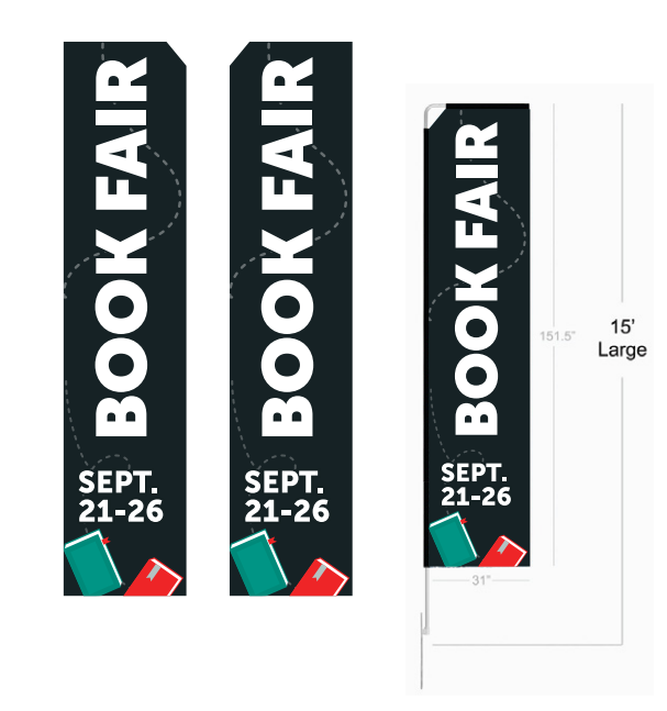 Rectangle Flag ( Double-Sided )