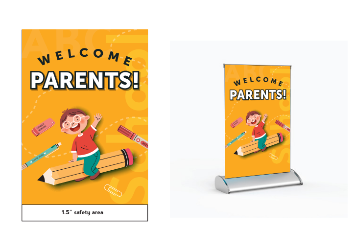 Table Top Banner Stand