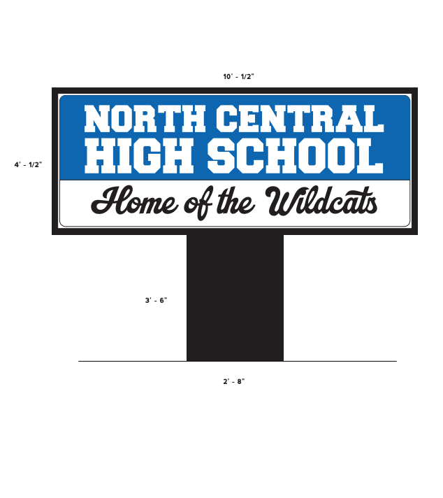 Pedestal Sign