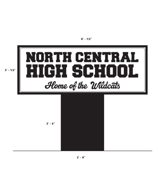 Pedestal Sign